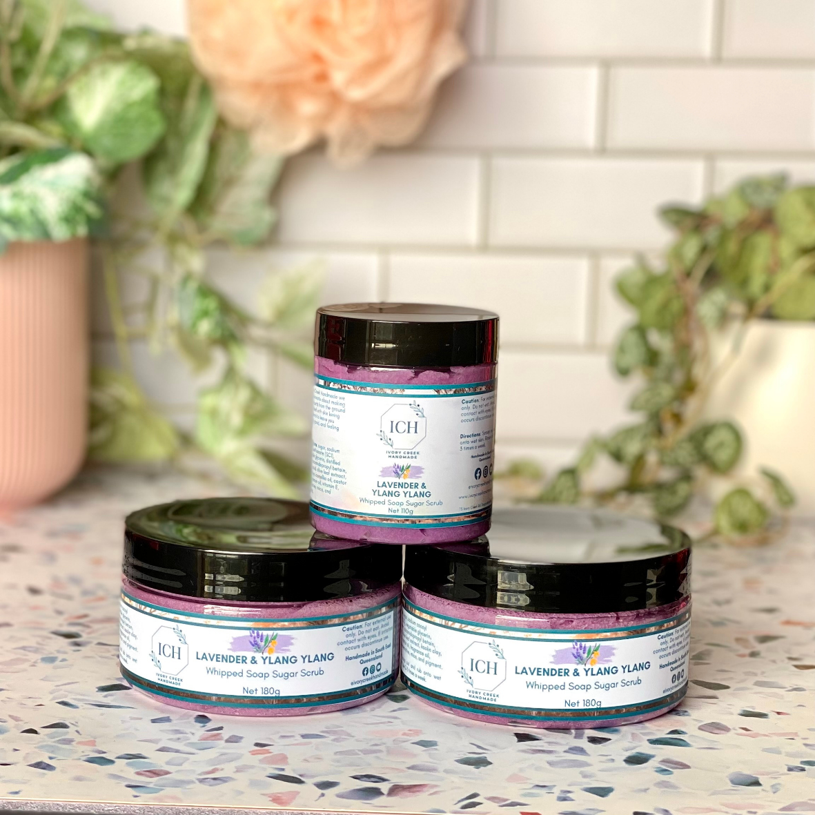 Lavender & Ylang Ylang Whipped Foaming Sugar Scrub