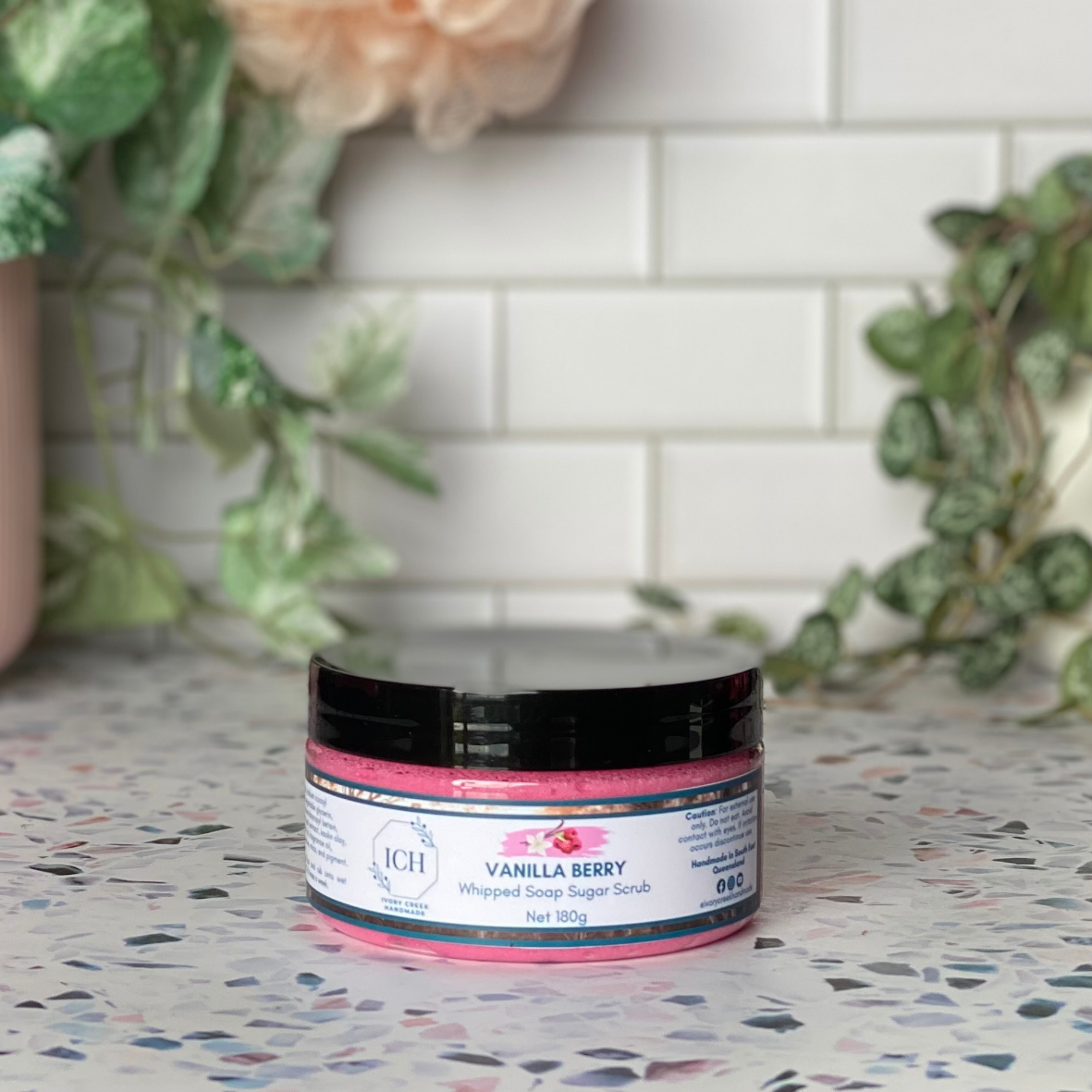 Vanilla Berry Whipped Foaming Sugar Scrub