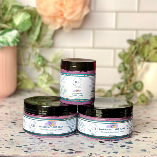 Lavender & Ylang Ylang Whipped Foaming Sugar Scrub